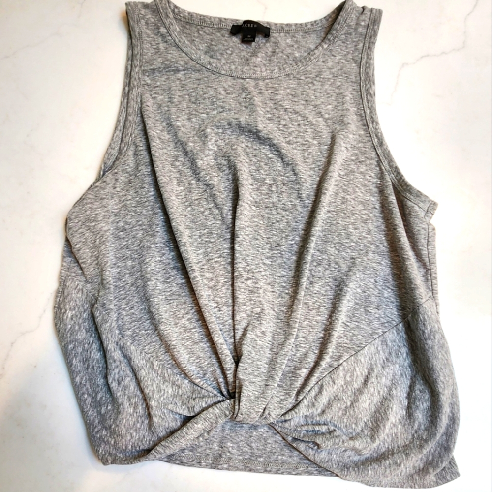 J Crew Knot Front Tank Top